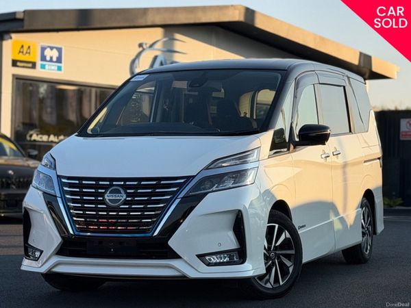 Nissan Serena MPV, Petrol Hybrid, 2021, White