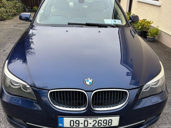 BMW 5-Series Saloon, Diesel, 2009, Blue