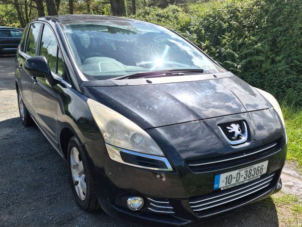 Peugeot 5008 MPV, Diesel, 2010, Black