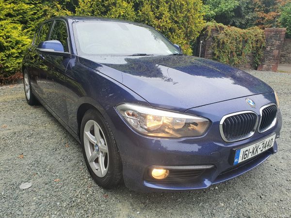 BMW 1-Series Hatchback, Diesel, 2016, Blue