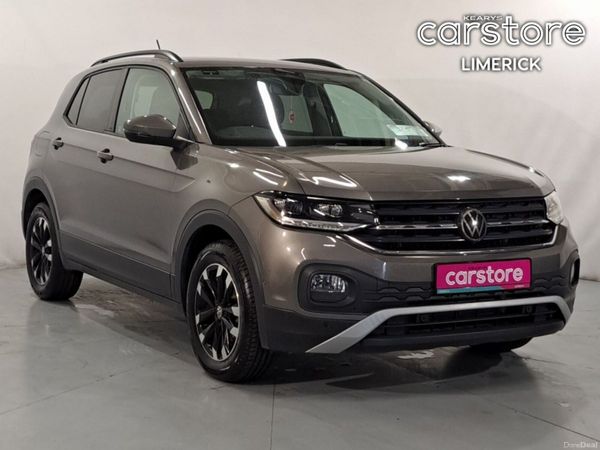 Volkswagen T-Cross Hatchback, Petrol, 2021, Grey