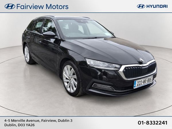 Skoda Octavia Estate, Petrol, 2022, Black