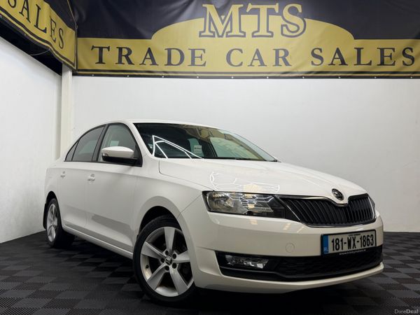 Skoda Rapid Saloon, Petrol, 2018, White