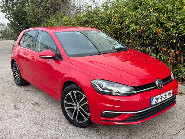 Volkswagen Golf Hatchback, Petrol, 2020, Red
