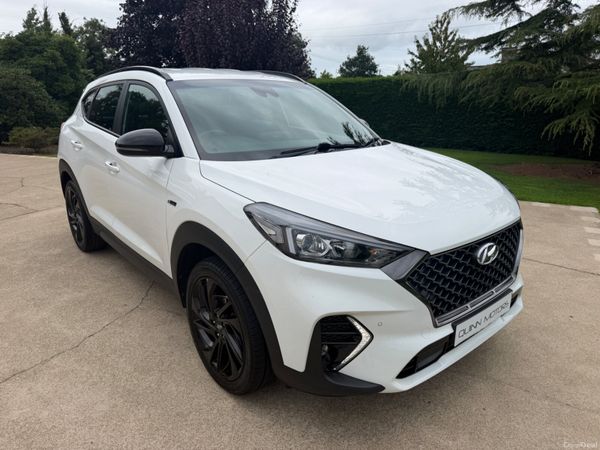 Hyundai Tucson SUV, Diesel Hybrid, 2020, White