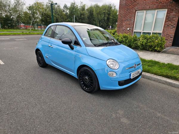 Fiat 500 Hatchback, Petrol, 2012, Blue