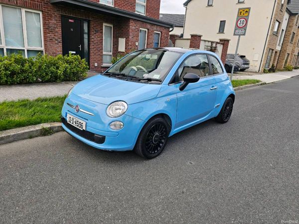Fiat 500 Hatchback, Petrol, 2012, Blue