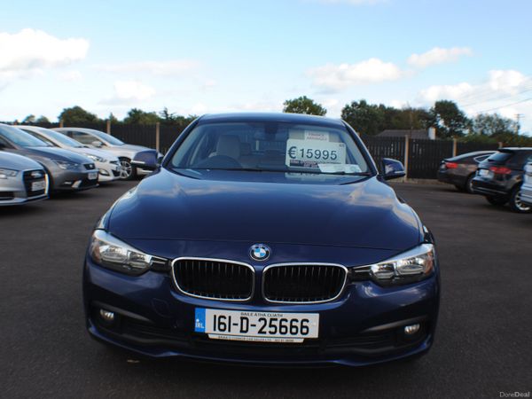 BMW 3-Series Saloon, Diesel, 2016, Blue