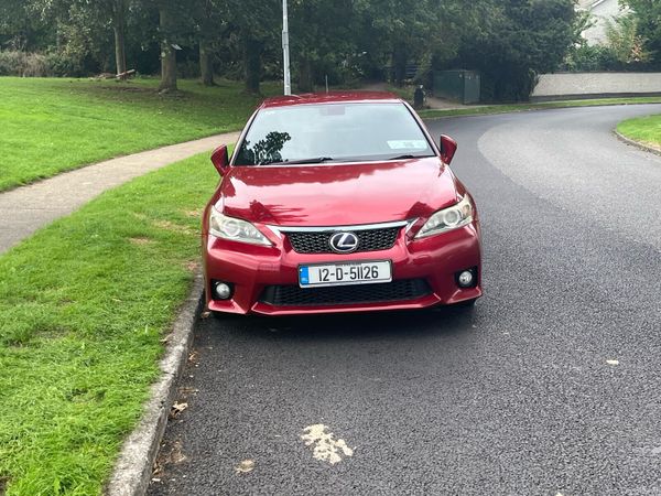 Lexus CT Hatchback, Petrol Hybrid, 2012, Red