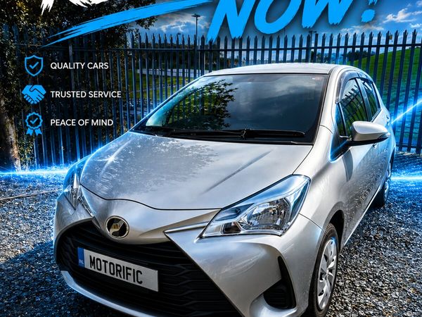 Toyota Vitz Hatchback, Petrol Hybrid, 2018, Silver
