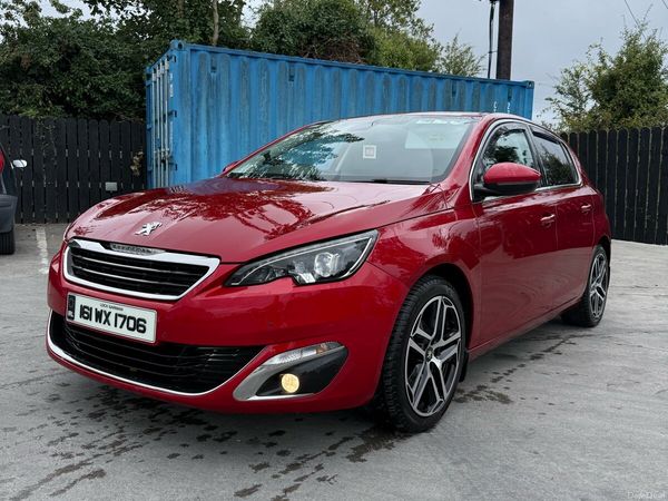Peugeot 308 Hatchback, Diesel, 2016, Red