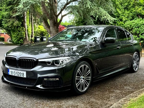 BMW 5-Series Saloon, Petrol Plug-in Hybrid, 2018, Grey