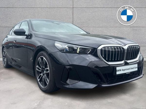 BMW 5-Series Saloon, Petrol Plug-in Hybrid, 2025, Black