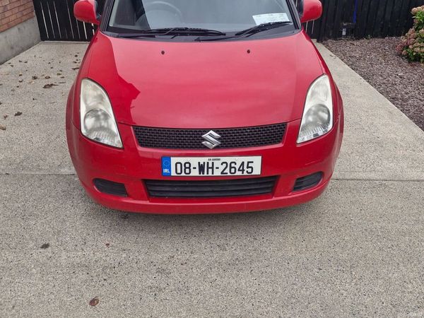 Suzuki Swift Hatchback, Petrol, 2008, Red