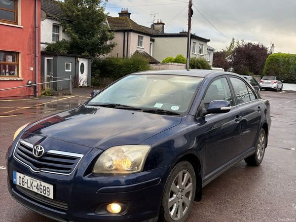 Toyota Avensis Saloon, Petrol, 2008, Blue