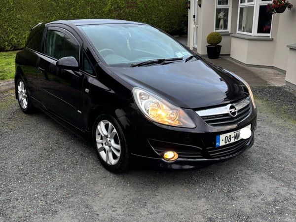 Opel Corsa Hatchback, Petrol, 2008, Black
