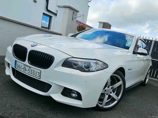 BMW 5-Series Saloon, Diesel, 2016, White