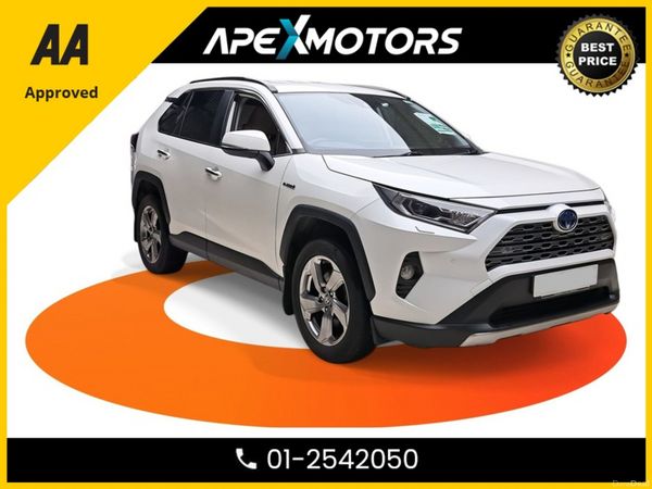 Toyota RAV4 Estate, Petrol Hybrid, 2020, White