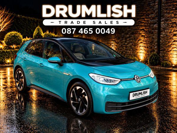 Volkswagen ID.3 Hatchback, Electric, 2022, Green