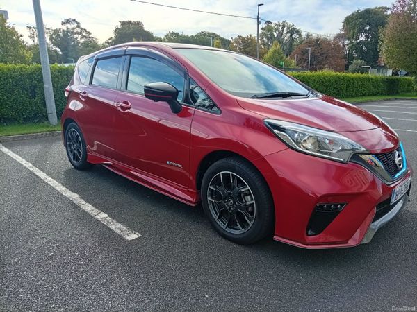 Nissan Note Hatchback, Petrol Hybrid, 2018, Red