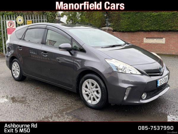 Toyota Prius MPV, Petrol Hybrid, 2013, Grey