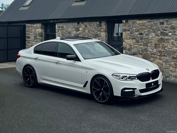 BMW 5-Series Saloon, Diesel, 2017, White
