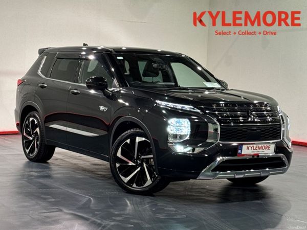 Mitsubishi Outlander SUV, Petrol Plug-in Hybrid, 2023, Black