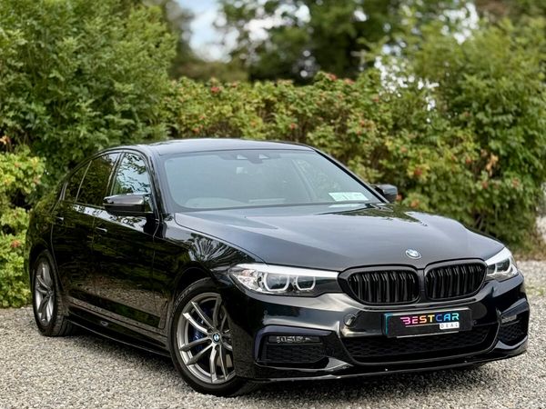 BMW 5-Series Saloon, Petrol Plug-in Hybrid, 2019, Black