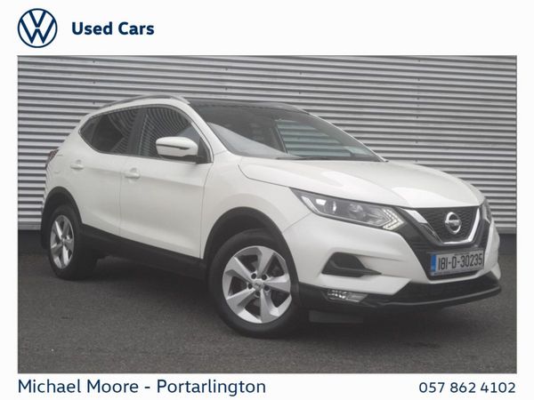 Nissan Qashqai MPV, Petrol, 2018, White