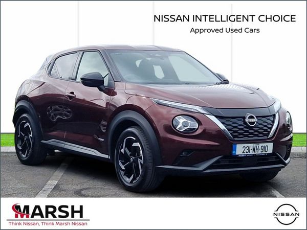 Nissan Juke SUV, Petrol Hybrid, 2023, Red