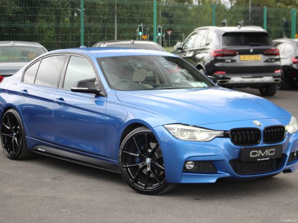 BMW 3-Series Saloon, Petrol Plug-in Hybrid, 2016, Blue