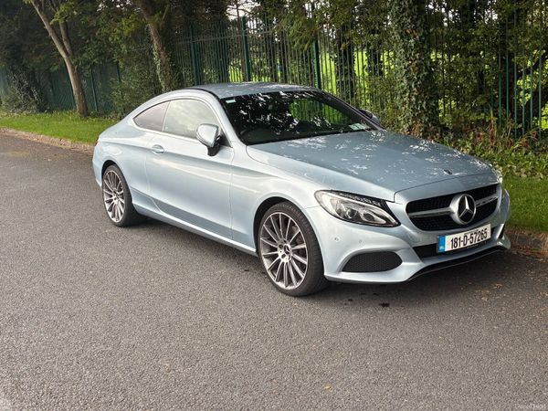 Mercedes-Benz C-Class Coupe, Diesel, 2018, Silver