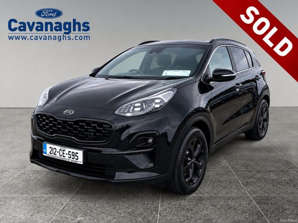 Kia Sportage SUV, Diesel Hybrid, 2021, Black