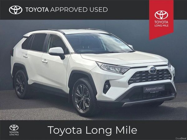 Toyota RAV4 SUV, Petrol Hybrid, 2022, White