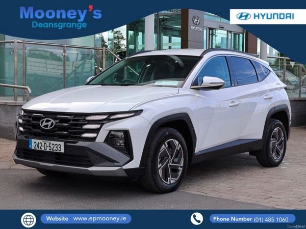 Hyundai Tucson SUV, Petrol Hybrid, 2024, White