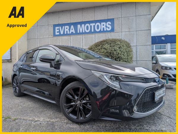 Toyota Corolla Estate, Petrol Hybrid, 2020, Black