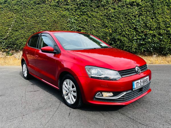 Volkswagen Polo Hatchback, Petrol, 2017, Red