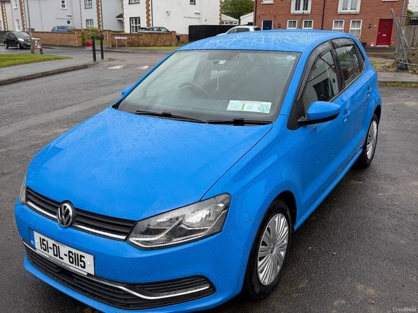 Volkswagen Polo Hatchback, Petrol, 2015, Blue