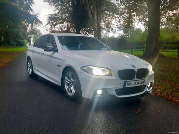 BMW 5-Series Saloon, Diesel, 2014, White