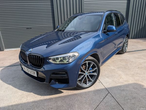 BMW X3 SUV, Diesel Hybrid, 2020, Blue
