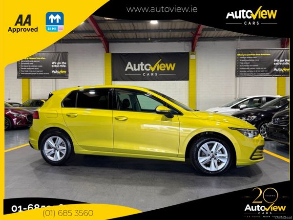 Volkswagen e-Golf Hatchback, Petrol Hybrid, 2021, Yellow
