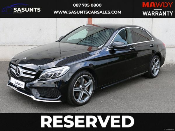 Mercedes-Benz C-Class Saloon, Diesel, 2017, Black