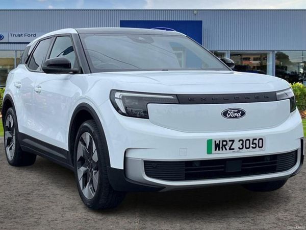 Ford Explorer SUV, Electric, 2024, White