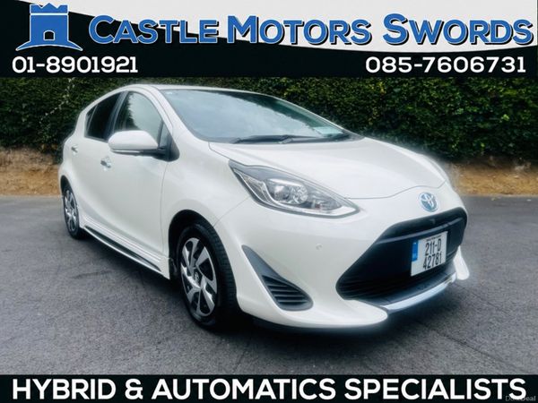 Toyota Aqua Hatchback, Petrol Hybrid, 2021, White