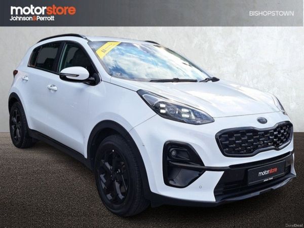 Kia Sportage SUV, Diesel Hybrid, 2021, White