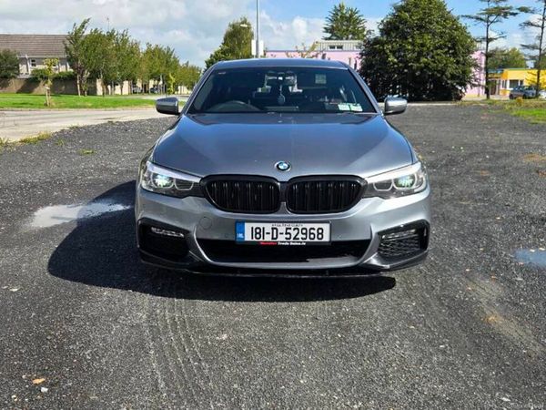 BMW 5-Series Saloon, Petrol Plug-in Hybrid, 2018, Grey