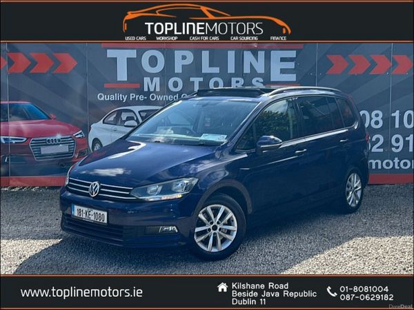 Volkswagen Touran MPV, Diesel, 2018, Blue