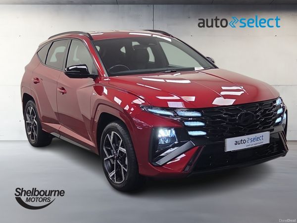 Hyundai Tucson Estate, Petrol Hybrid, 2024, Red