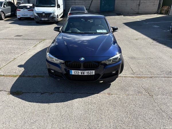 BMW 3-Series Saloon, Petrol Plug-in Hybrid, 2017, Blue