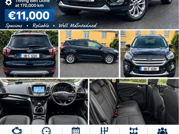 Ford Kuga SUV, Diesel, 2018, Black